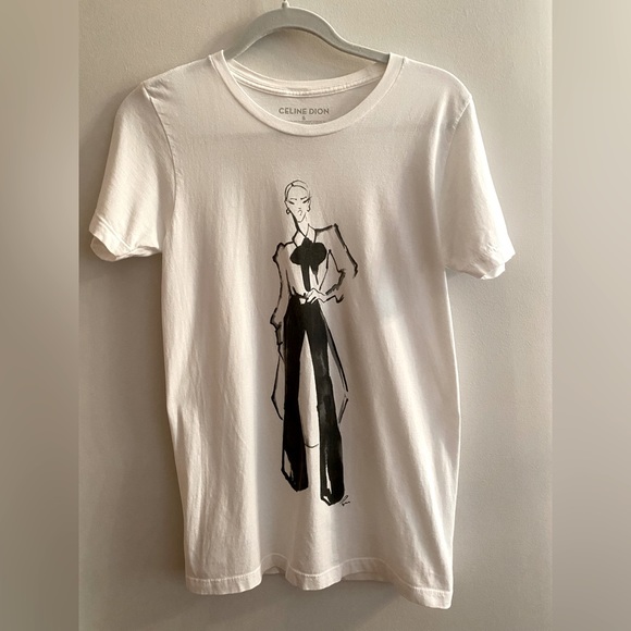Celine Dion 2019 Tour Silhouette Figure Merch Tee - Picture 2 of 5